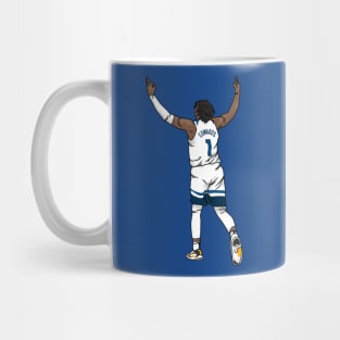 Anthony Edwards Celebration Cartoon Mug